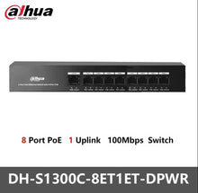 Load image into Gallery viewer, Dahua POE Switch 4/8/16/24 Ports 1/2 Uplink RJ45 Ethernet 100/1000Mbps Switch For IP Camera DH-S3000C-4GT2GT-DPWR
