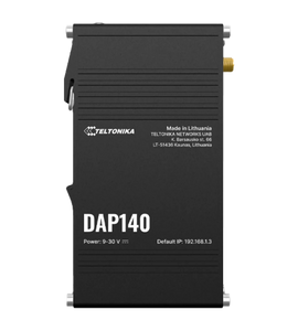 Teltonika Wi-Fi 4 Industrial Wireless Access Point, Wi-Fi Mesh, Fast Roaming, 2x RJ45 ports (10/100), Integrated Din Rail Bracket DAP140