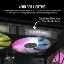 Load image into Gallery viewer, CORSAIR RX RGB Series; iCUE LINK RX120 RGB; 120mm Fan; Triple Pack, Noise level (high speed): 36 dB, Maximum airflow: 73.5 cfm, Product colour: Black
