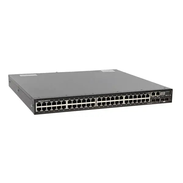 Dell Networking N3048ET-ON, 48x 1GbT, 2x SFP + 10GbE, 2xGbE, 2xGbE SFP all-in-one interface L3, stacking, 1x AC PSU, N3048ET-On