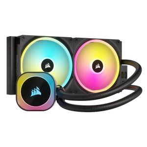 Corsair iCUE Link H115i RGB Liquid CPU Cooler - QX140 RGB Fans - 280mm Radiator - Fits Intel LGA 1700; AMD AM5 - Hub included