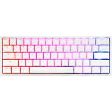 Load image into Gallery viewer, Ducky Keyboard One 2 Pro 60% Mechanical Keyboard; RGB; PBT Double Shot Keycaps, White - Cherry Blue, DKON2061ST-CUSPDWWT2
