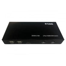 Load image into Gallery viewer, D-Link DKVM-210H 2-port KVM HDMI Switch - 2x HDMI Ports - featuring 2x HDMI ports, 2x USB Type-B ports, HDCP 2.2, Resolution up to 2 PCs, 2x port LEDs
