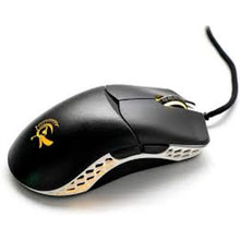 Load image into Gallery viewer, Ducky Mouse Feather Black and White - Omron D2FC-F-K 60M switches, PixArt sensor; 16000 DPI, Wired Mouse, Optical Sensor
