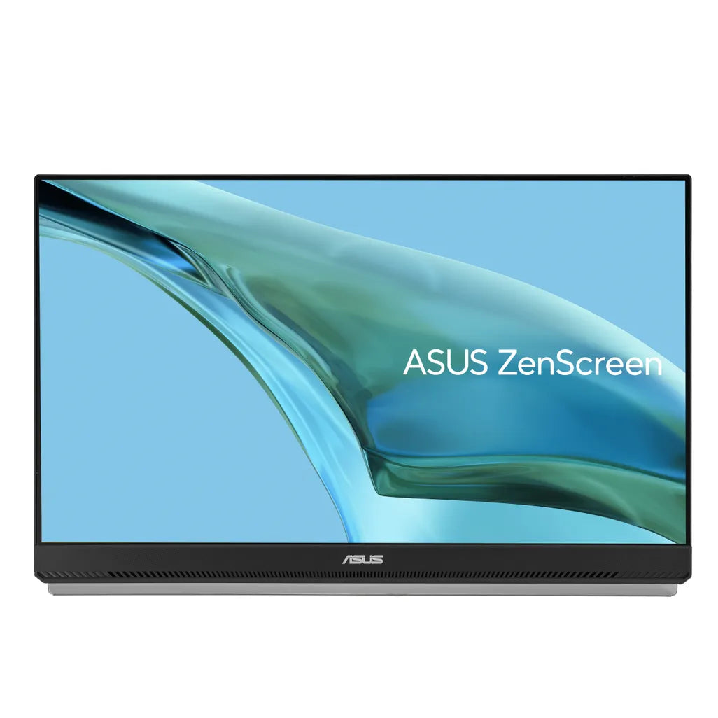 ASUS ZenScreen|24” 1080P|Portable USB Monitor (MB249C)|FHD|IPS|Type-C|Speaker|Multi-stand Design  Kickstan|C-clamp Arm|Partition