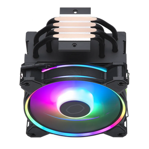 Cooler Master Hyper 212 Halo Black CPU Air Cooler, Width: 73 mm, Depth: 124 mm, Height: 154 mm, Product colour: Black