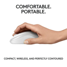 Load image into Gallery viewer, Logitech M240 Silent Bluetooth Mouse, Ambidextrous, wireless mouse, 3 buttons, Scroll type: Wheel. Power source: Batteries - Off White, 910-007120
