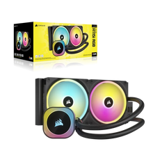 Load image into Gallery viewer, Corsair iCUE Link H115i RGB Liquid CPU Cooler - QX140 RGB Fans - 280mm Radiator - Fits Intel LGA 1700; AMD AM5 - Hub included
