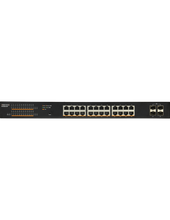 Load image into Gallery viewer, Edge-Core 28 Port Gigabit Websmart PoE Switch, 24x Gigabit PoE Ports, 4xSFP, 190W, 56Gbps Switching Capacity, cost-effective web-smart switch solution
