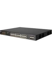 Load image into Gallery viewer, Edge-Core 28 Port Gigabit Websmart PoE Switch, 24x Gigabit PoE Ports, 4xSFP, 190W, 56Gbps Switching Capacity, cost-effective web-smart switch solution
