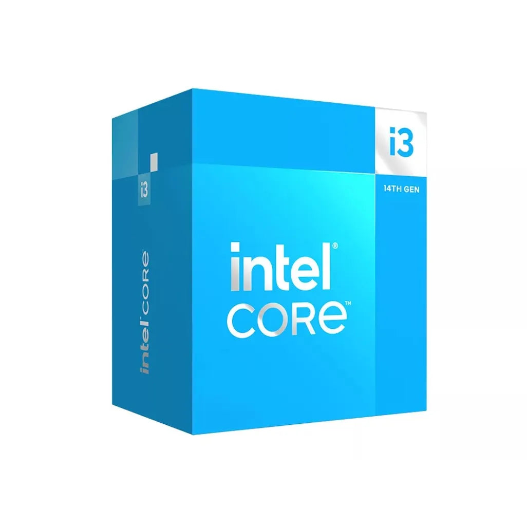 Intel Core i3 14100 Up to 4.7GHZ; 4 Core (4P+0E); 8 Thread; 12MB Smartcache; 60W TDP; Intel Laminar RM1 Cooler included; LGA1700