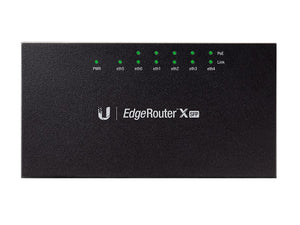 Ubiquiti UISP EdgeRouter X SFP, 5x 10/100/1000 Ethernet Ports, 1x 1.25Gbps SFP Ports, 24V 2.5A Power Supply, System Memory 256MB DDR3 RAM  | ER-X-SFP