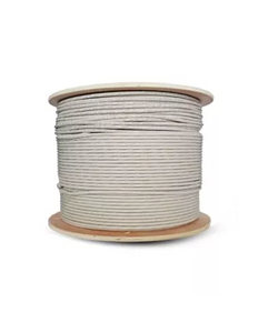 Essential CAT6 Indoor Ethernet Cable 500m Grey Solid Copper for optimal conductivity UTP Roll 23 AWG, Indoor Use, Solid Core | CAT6-500-SC-GEN