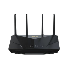 Asus RT-AX5400 Dual-band (2.4GHz / 5GHz) WiFi 6 (802.11ax) Extendable Router; built-in VPN; AiMesh-Compatible, 4× Ethernet LAN (RJ-45) ports, USB Port