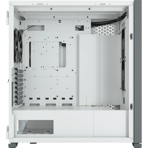 Corsair 7000D Airflow Tempered Glass Full Tower PC CASE, White - 6x3.5''; 4x2.5'' - Up to 420mm Liquid Cooler, ATX