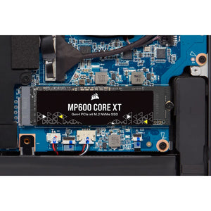 Corsair MP600 CORE XT 2TB NVMe PCIe M.2 SSD, Read speed 5000 MB/s, Write speed 4400 MB/s, Component for PC/Laptop