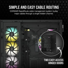 Load image into Gallery viewer, Corsair 7000D Airflow Tempered Glass Full Tower PC CASE Black, 6x3.5&#39;&#39;; 4x2.5&#39;&#39;, Upto 420mm Liquid Cooler, ATX, Width 248mm, Depth 550mm, Height 600mm
