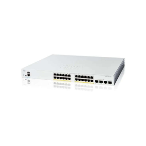 Cisco Catalyst 1200 Series 24-Port Gigabit Ethernet Switch with 24x 10/100/1000 ports, 4x Gigabit SFP, Rack-mountable C1200-24T-4G