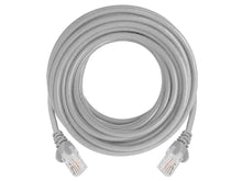 Load image into Gallery viewer, Linkbasic 20 Metre UTP Cat5e Flylead Grey supplied moulded with a boot, Stranded Bare Copper, 10/100/1000Mbps data transmission, PVC, CAA01-UC5E-20-F

