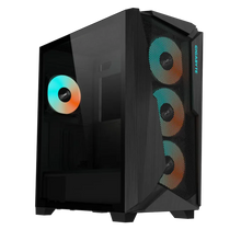 Load image into Gallery viewer, GIGABYTE Case C301 GLASS V2 Chassis, Black, Glass side Panel, ATX Chassis, 2x 3.5&#39;&#39;, 2x 2.5&#39;&#39; Drive Bays, 360mm Radiator compatible, 4x 120mm fan incl
