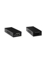 Load image into Gallery viewer, Gigabit Power over Ethernet (PoE) 52V, 1.25Amp 65 Watt (2 x RJ45) and Cord, 802.3af/at/bt, Active PoE unit, can not power passive PoE devices
