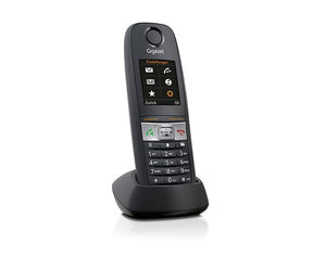 Gigaset E630HX Additional Handset & Charger, IP65, DECT, GAP, CAT iq 2.0, 14-hour talk time, TFT colour display, Radiation-free phoning ECO DECT
