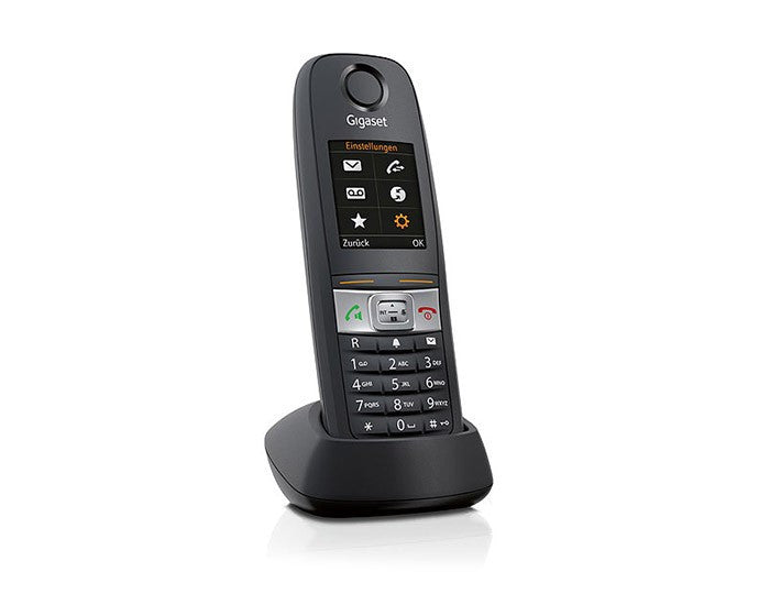 Gigaset E630HX Additional Handset & Charger, IP65, DECT, GAP, CAT iq 2.0, 14-hour talk time, TFT colour display, Radiation-free phoning ECO DECT