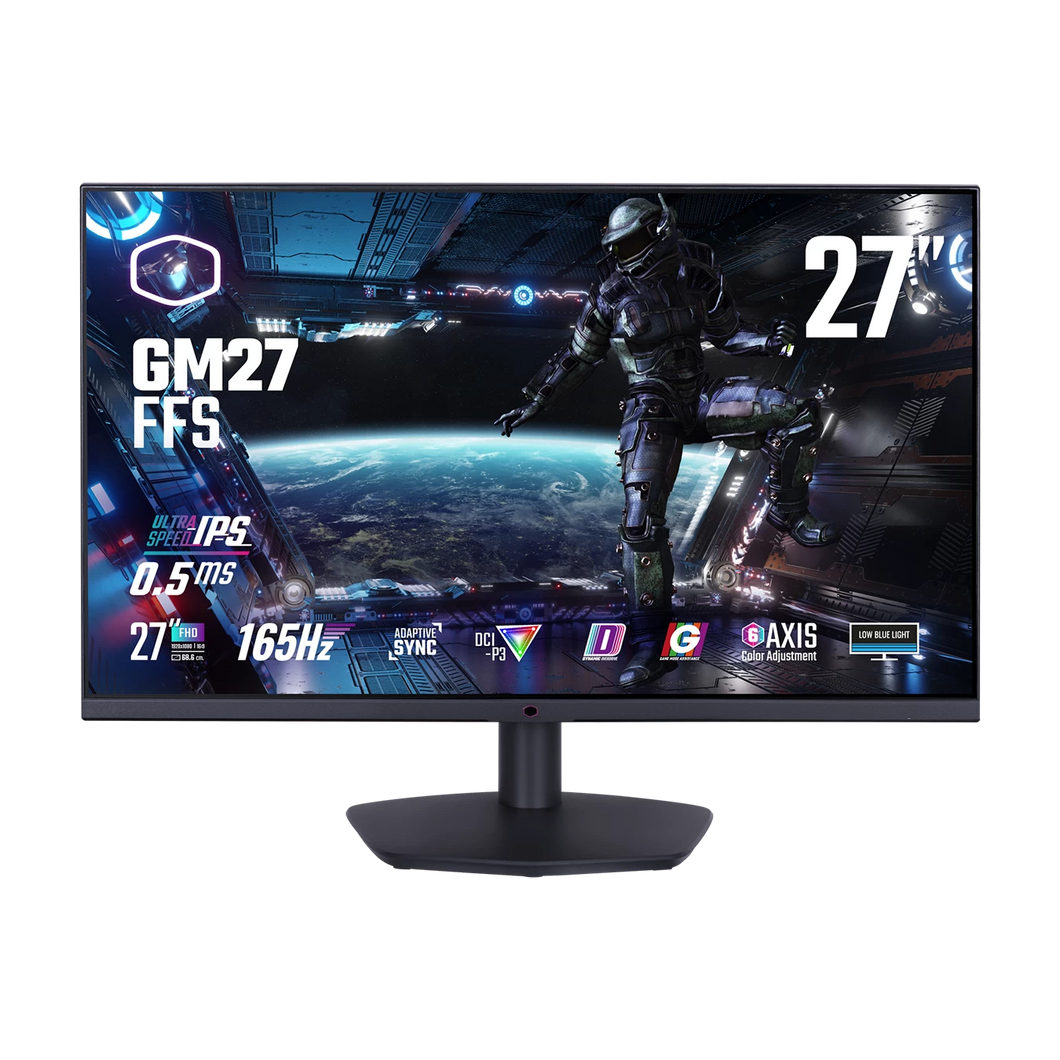 Cooler Master GM27-FFS 27-inch 1920 x 1080 FHD 16:9 165hz 0.5ms IPS LED flat Gaming Monitor