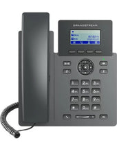 Load image into Gallery viewer, Grandstream 2-Line Carrier Desk Phone - 5-way voice conferencing, Integrated PoE, EHS support for Plantronics, Jabra, and Sennheiser headsets - No PSU
