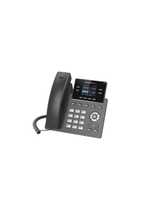 Grandstream 2-Line Carrier Desk Phone + PoE, GRP2612P 2.4" color LCD, 100Mbps, PoE Included/No PSU, Dual switched auto-sensing 10/100/1000Mbps Gigabit