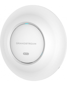 Grandstream Enterprise Indoor Hybrid Wi-Fi 6 Ceiling Mount Access Point, 5.40Gbps, 2×2 2.4G, 4×4 5G,1x GbE,1x 2,5G, PoE, 175m coverage, 256 clients