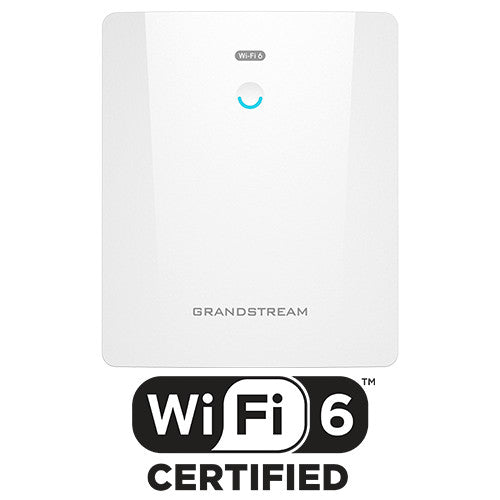 Grandstream Enterprise Outdoor WiFi 6 Long Range Access Point, 6Gbps, 4x4:4 2.4/5G, 1x 2.5GbE, 1x SFP 2.5G, 512 client devices, IP67 | GWN7664ELR