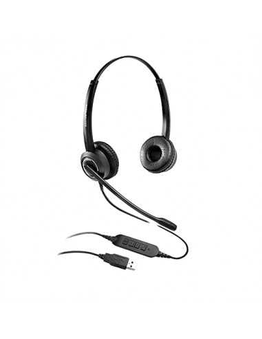 Grandstream HD USB binaural professional Headset with noise cancelling technology, Compatible with GS-GXP, GS-DP, GS-GRP and GS-GVX series of IP phone