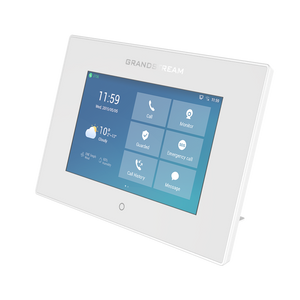 Grandstream GS-GSC3570 SIP Touch Screen Intercom Speaker/Microphone, featuring Dual-band 802.11 ac Wi-Fi, Full duplex 2-way HD audio, PoE and Bluetoot