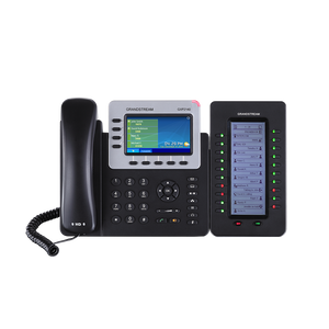 Grandstream GS-GXP2200-EXT Keypad Expansion Module for VoIP Phones, features 20 Button LCD Keypad Expansion Module used with GXV3240, GXP2140, GXP2170