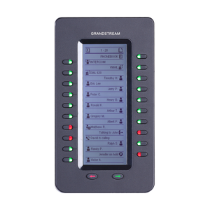 Grandstream GS-GXP2200-EXT Keypad Expansion Module for VoIP Phones, features 20 Button LCD Keypad Expansion Module used with GXV3240, GXP2140, GXP2170