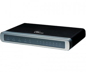 Grandstream GS-GXW-4108 8-port FXO VoIP gateway PBX, with 2x 10/100Mbps network ports, PSTN Failover on power failure, Advanced security protection