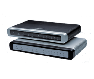 Grandstream GS-GXW-4108 8-port FXO VoIP gateway PBX, with 2x 10/100Mbps network ports, PSTN Failover on power failure, Advanced security protection