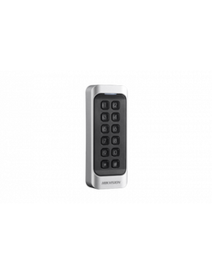 Hikvision - Mifare Card Reader with Keypad, Reads Mifare 1 card, Supports RS485 and Wiegand, Tamper-proof alarm, Dust-proof, IP65, HIK-K1107mk