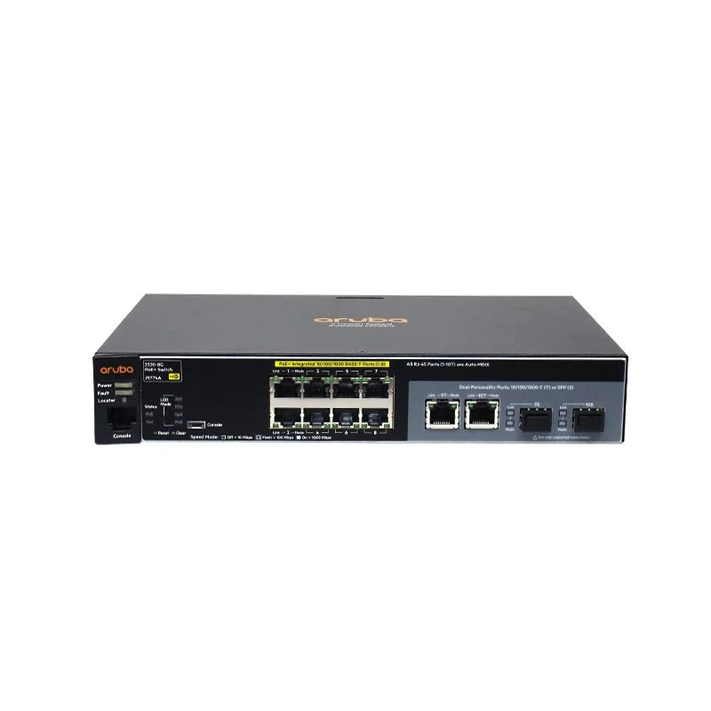 Aruba J9774A 2530 8G PoE+ 8 Port managed network Ethernet Switch AC 120/230 V (50/60 Hz) Desktop, rack-mountable, wall-mountable 1U