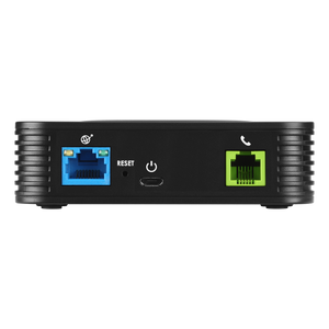 Grandstream GS-HT-801 SIP ATA VoIP Gateway, with 1x WAN, 1x FXS, 5V PSU (MICRO USB), Supports a wide range of caller ID formats, Supports 3-way voice