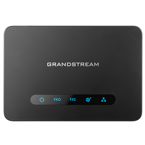 Grandstream GS-HT-813 SIP ATA VoIP Gateway, with 2 SIP profiles through 1 FXS Port and 1 FXO port, Dual 100Mbps LAN/WAN port, 3-way voice conferencing