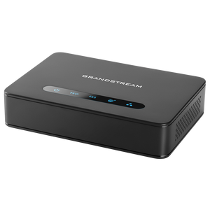 Grandstream GS-HT-813 SIP ATA VoIP Gateway, with 2 SIP profiles through 1 FXS Port and 1 FXO port, Dual 100Mbps LAN/WAN port, 3-way voice conferencing