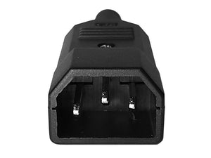 Male IEC 10A 3-Pin Male IEC connector, 3x Ring Terminals are required but are not included, Power Cables & Connectors, Power Adapters and Connectors