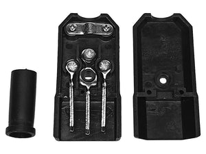 Male IEC 10A 3-Pin Male IEC connector, 3x Ring Terminals are required but are not included, Power Cables & Connectors, Power Adapters and Connectors