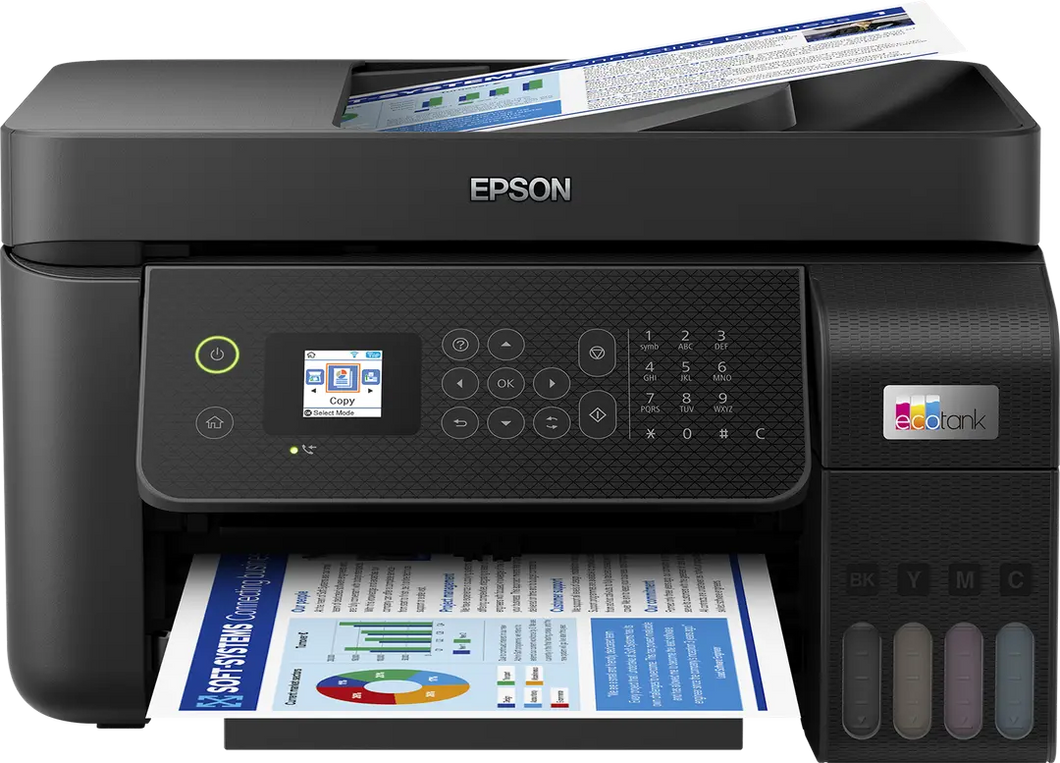 Epson EcoTank L5290 4-in-1 with Wi-Fi Direct and Ethernet Printer (Black)