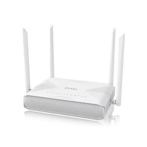 Zyxel Gpon CPE Device With WiFi, Integrated Internet services through fiber optics, 2.4GHz 11 b/g/n (2x2) for superior performance & coverage, PMG5317