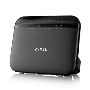 Zyxel VDSL 802.11AC Gateway, Dual-Band Wireless AC/N VDSL2 Combo WAN Gigabit Gateway, built-in 3x3 802.11ac WLAN - VMG3925-B10B/MW