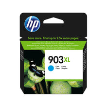 Load image into Gallery viewer, HP 903XL High Yield Original Ink Cartridge, Cyan T6M03AE, Colour ink page yield: 750 pages, Colour ink volume: 8.5 ml, Quantity per pack: 1 pc(s)
