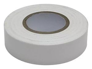 White Insulation Tape, 20 metre roll of flame retardant white insulation tape, Multipurpose insulation tape, durable,  versatile and heavy-duty, INS-W